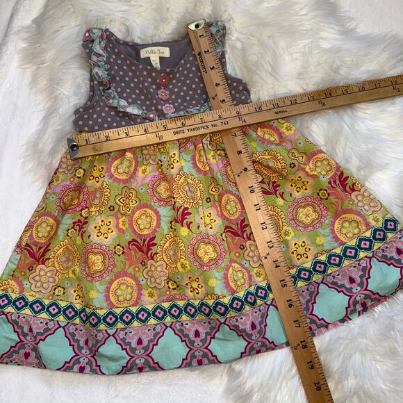 Matilda Jane Farren Sunny Friends Forever Dress Girls 2 Whimsical Cottagecore - Picture 12 of 12